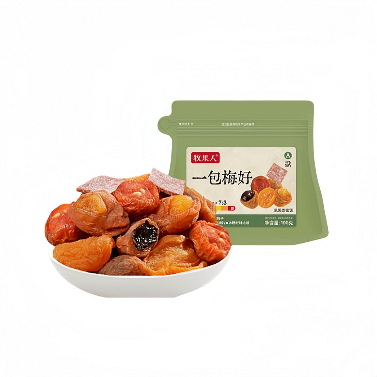 Muguoren A Grade 100g pack of mixed dried fruits, 100 g