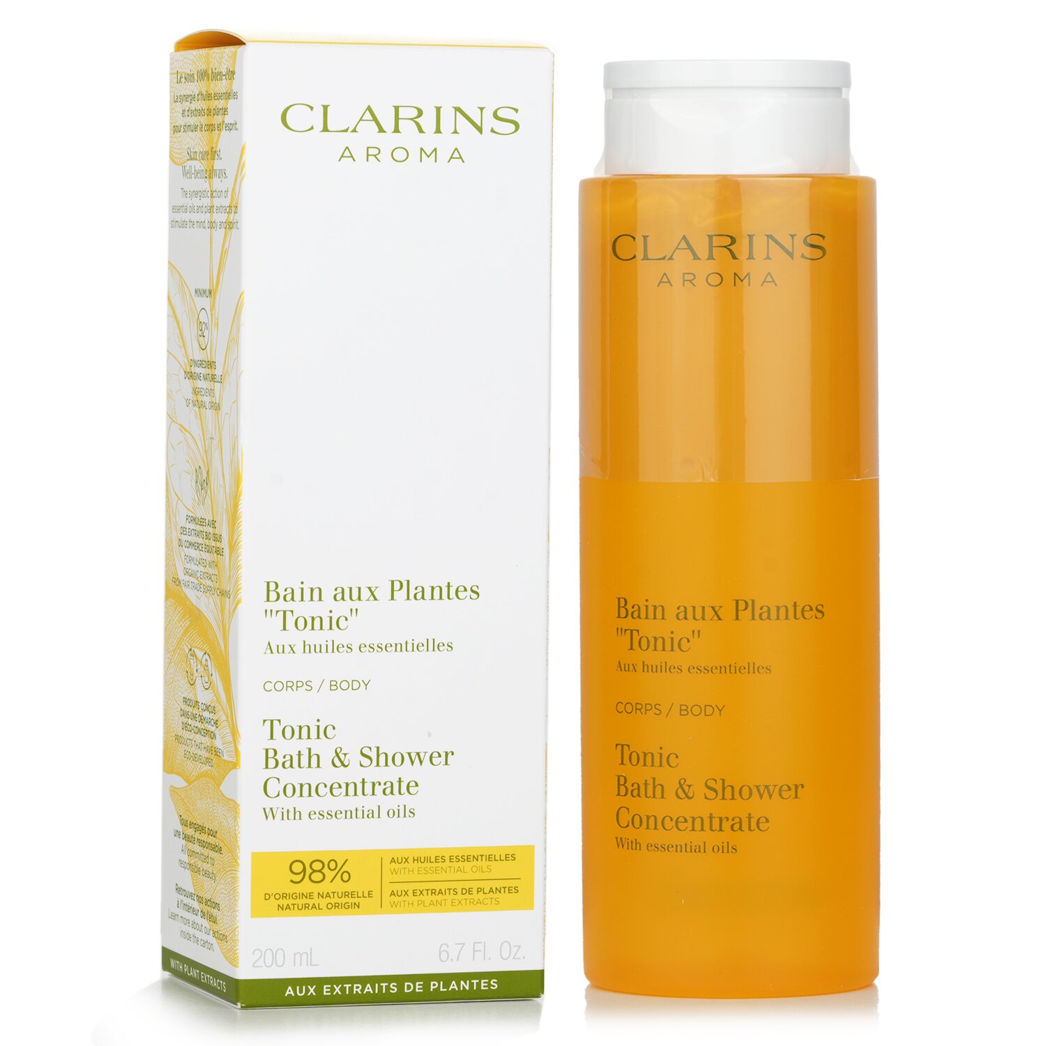 Get Clarins Tonic Bath &amp; Shower Concentrate With Essential Oils  200ml/6.7oz Delivered | Weee! Asian Market