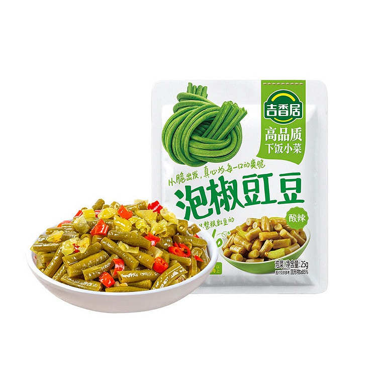 【美国直邮】吉香居 泡椒豇豆咸菜 开味下饭菜 榨菜