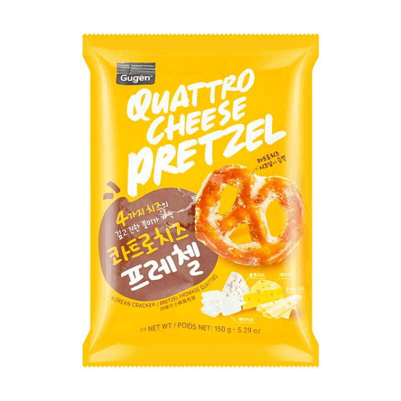 Gugen Quattro Cheese Pretzel 150g 1 each