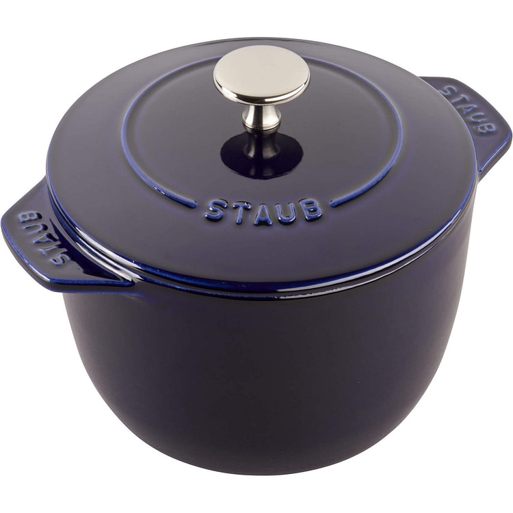 STAUB 小型铸铁锅 饭釜 1.5 夸脱/深蓝色