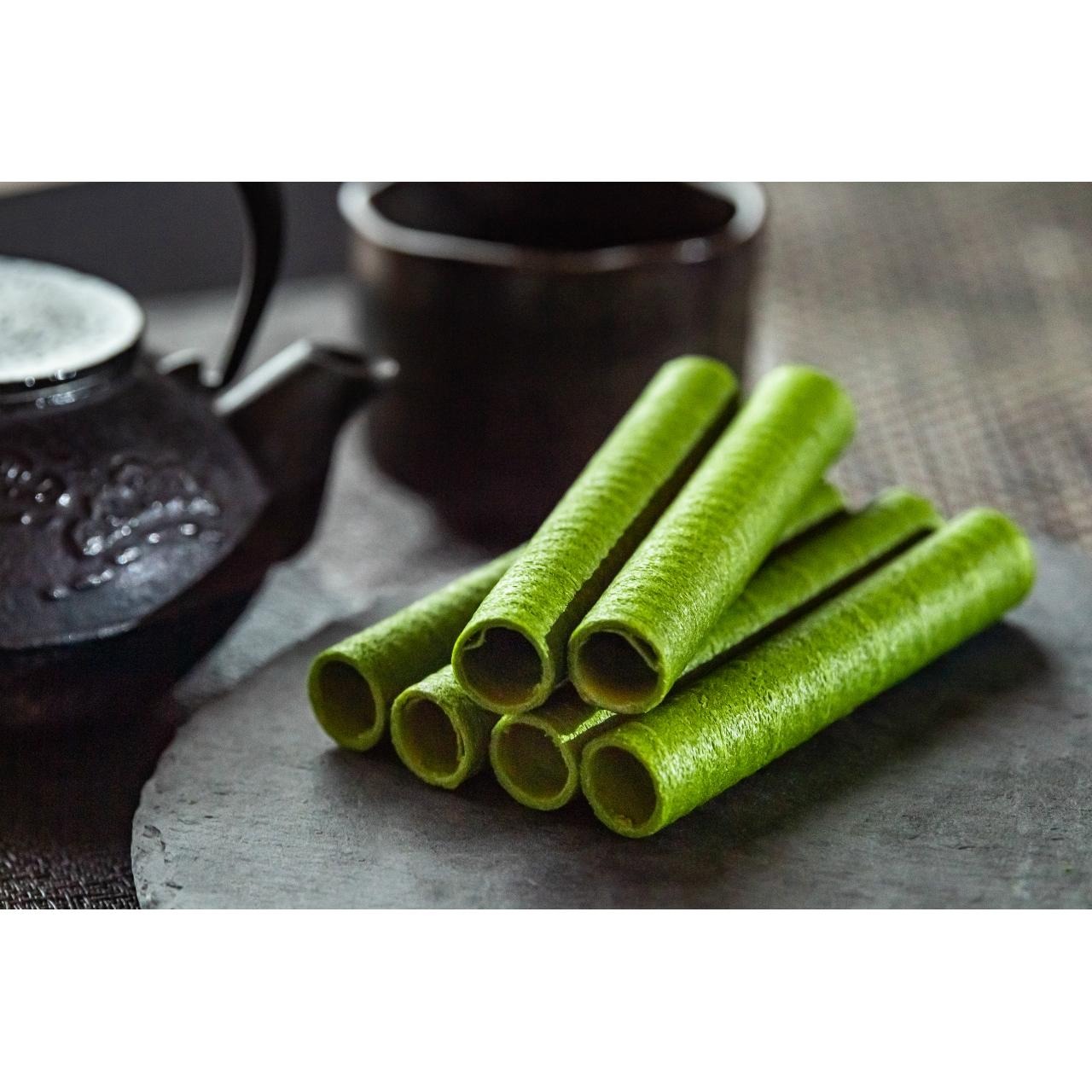 茶匠鑑定茶の環・お濃い抹茶さくろーる 10本入 - Weee!