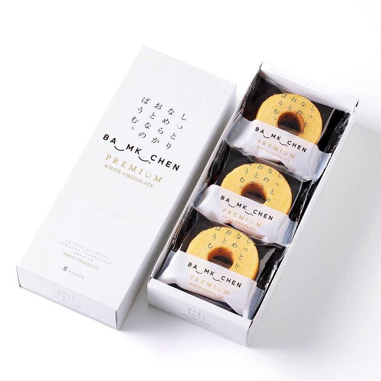 Fleur 白巧克力年轮蛋糕 6块 1 盒