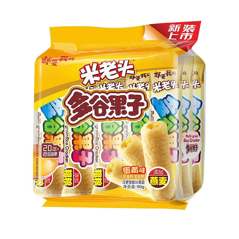 Mi Lao tou mi Guo Juan duo gu Guo zi original coarse grains mi Guo snacks 320 g