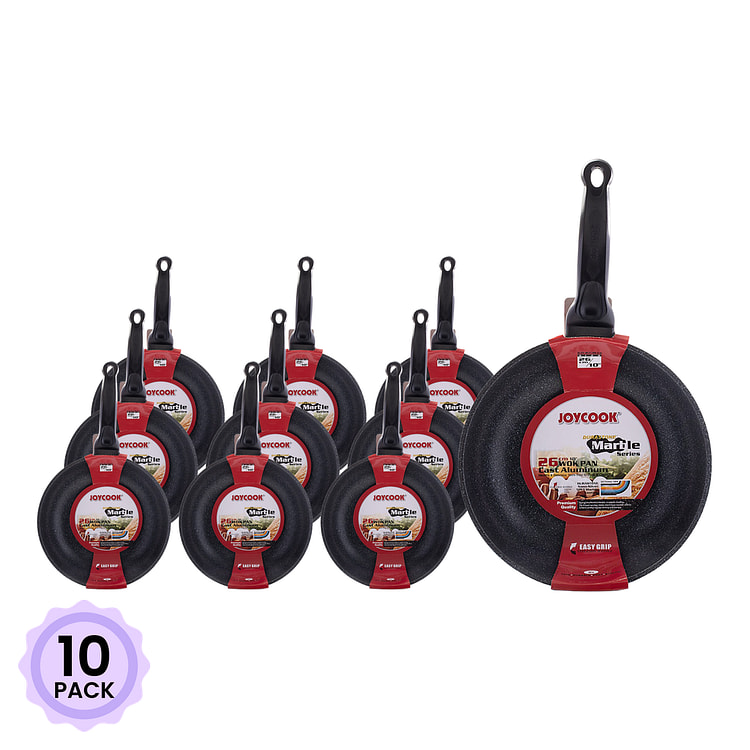 Joy Cook Aluminum Nonstick Wok 10" 1 count*10 pack