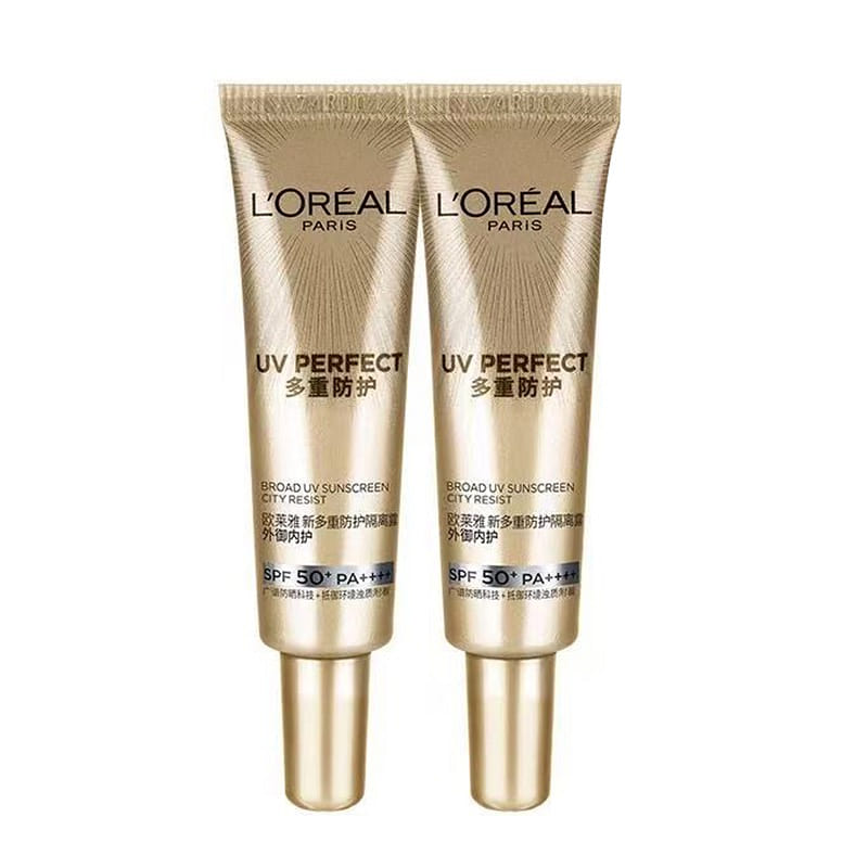 ロレアル ゴールドチューブ マルチプロテクション フェイス&ボディ用日焼け止め 2本セット 30 ml