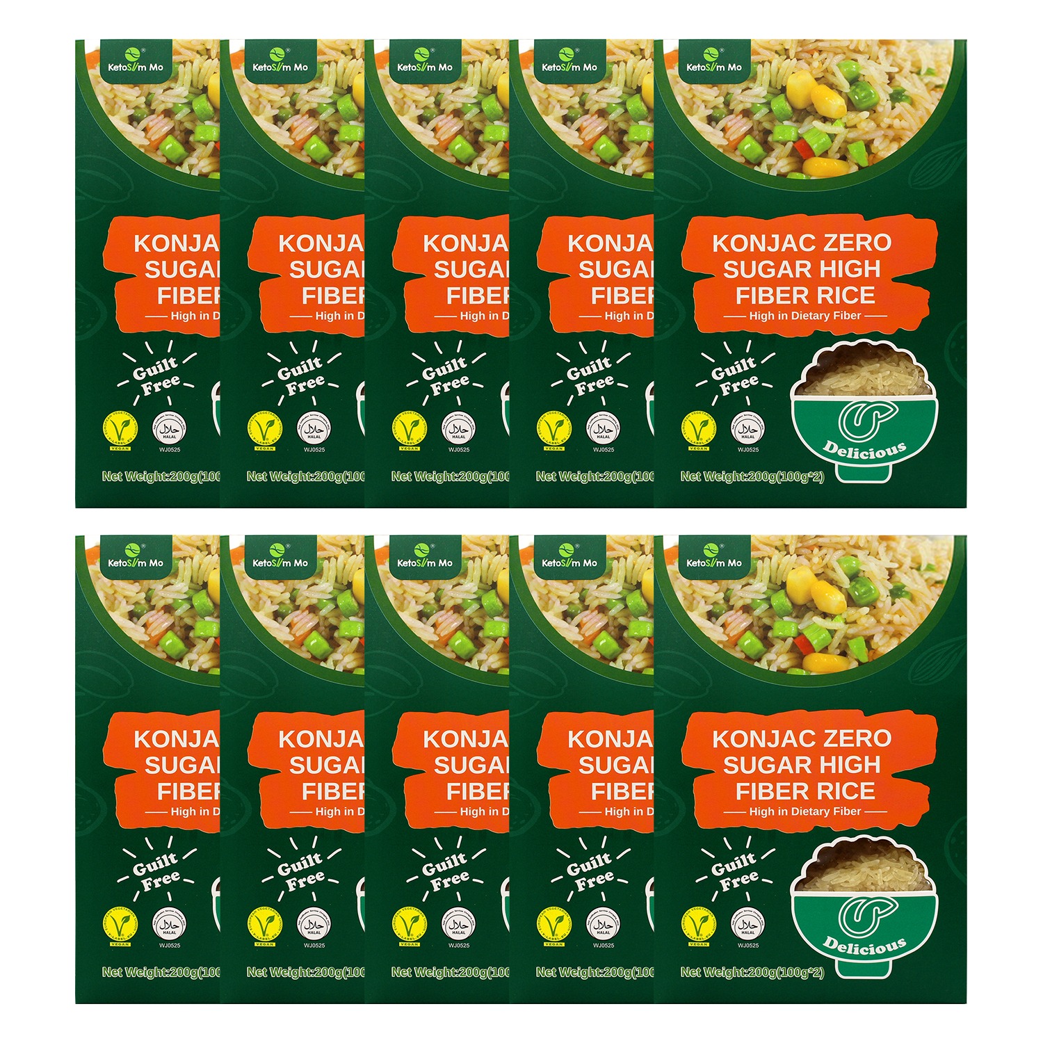 Get Konjac Zero Sugar High Fiber Rice 10 Pack 200 g*10 pack Delivered ...