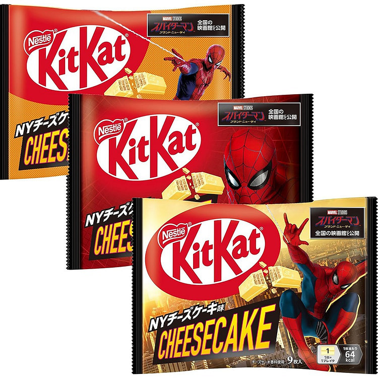 KitKat Spider-Man New York Cheesecake Flavor 9pcs/ 1 pack