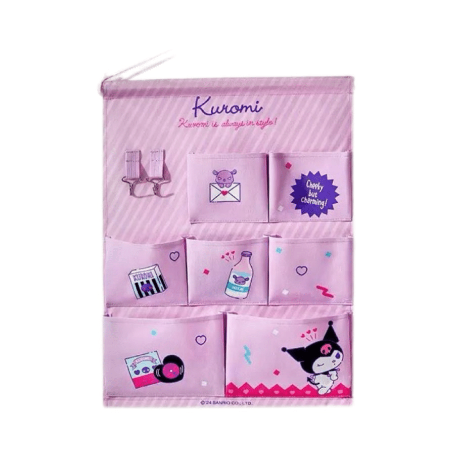Sanrio Seven Check Hanging Bag-Kuromi 1 each