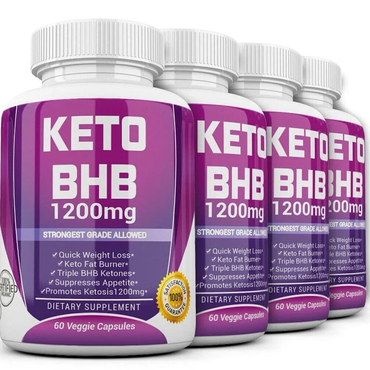 4粒装 KETO BHB 1200mg 纯酮类减肥 4 包