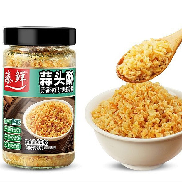 臻鲜蒜头酥家用调味品拌面调味料100g 100 克