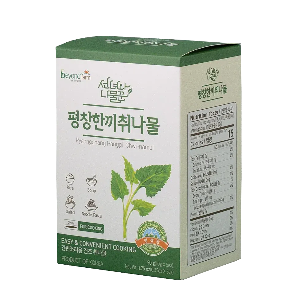 평창 취나물 10 그램*5 팩