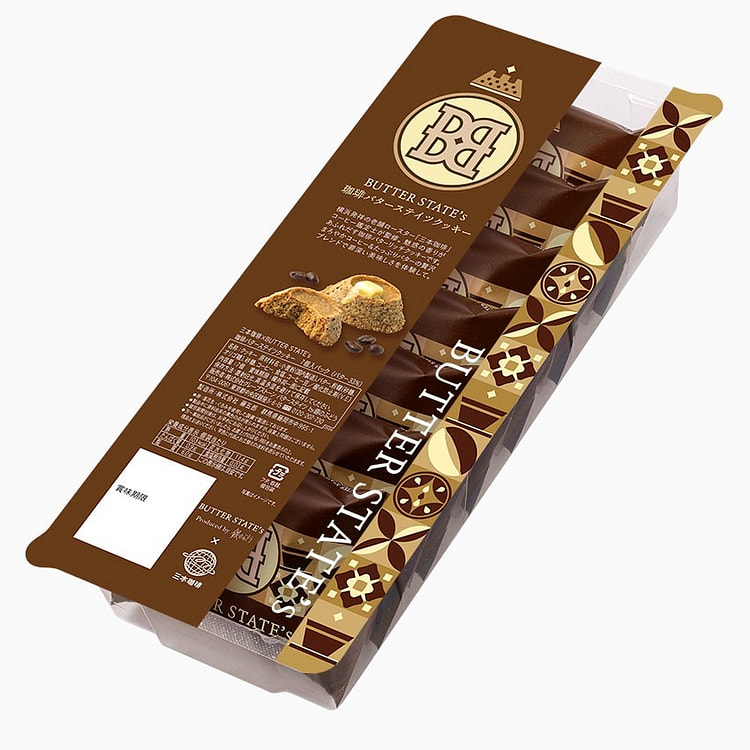 BUTTER STATES Coffee Butter Cake 7pcs 1 box