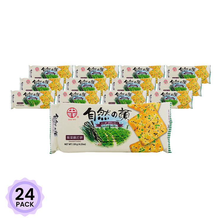 Bánh Quy Hành Rong Biển Chung Hsiang 120 g*24 pack