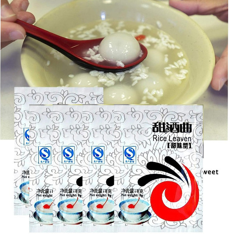 ijiu Starter Sweet Rice Wine Leaven Yeast 8gx5pk