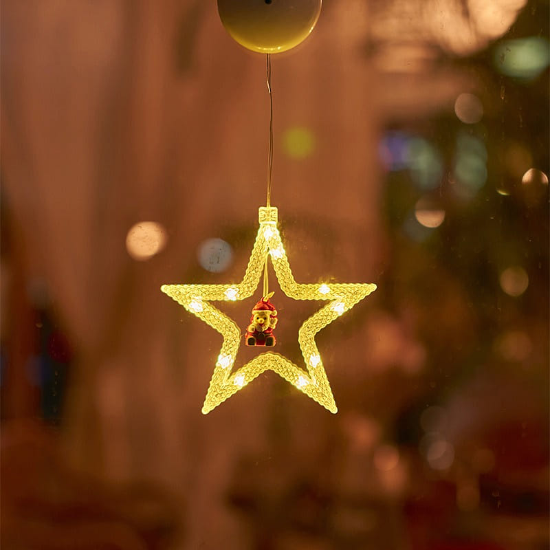 Star-Wire Suction Cup Lights, deal for Scene Decoration (Pack 2) 2 count