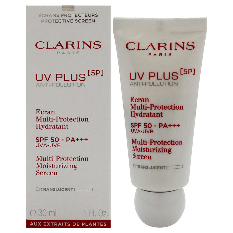 嬌韻詩 UV Plus 抗污染 SPF 50 PA Plus 男女通用 - 1 盎司防曬霜