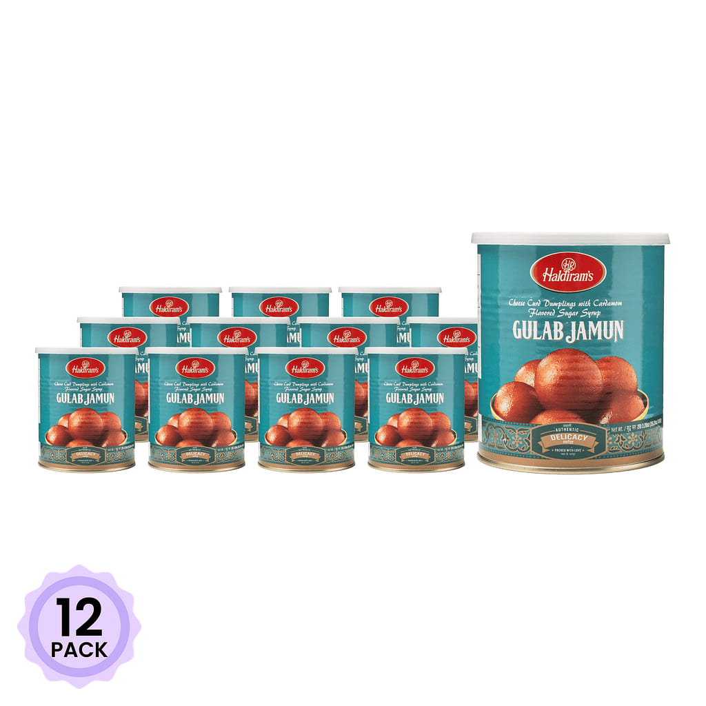 Haldiram's Classic Indian Gulab Jamun 1000 g*12 pack