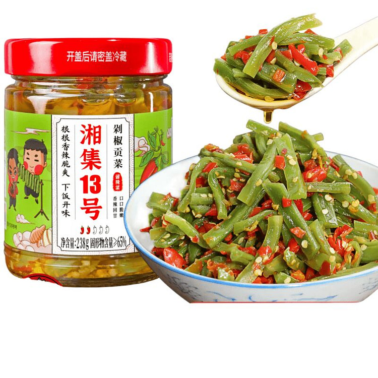 Xiangji No.13 Chopped Chilli Gongcai 238g*1 Crunch 238 g
