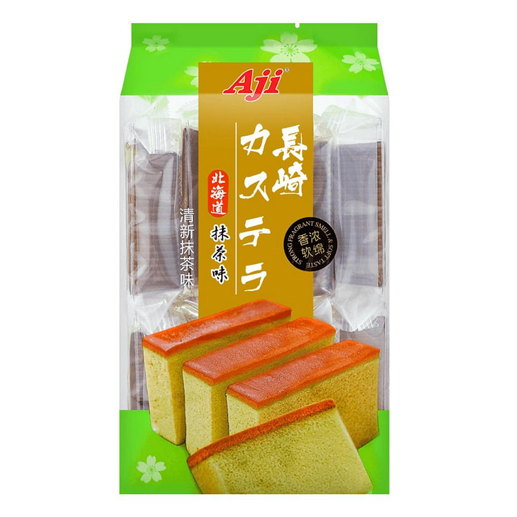 Aji 长崎蛋糕 清新抹茶味 330g