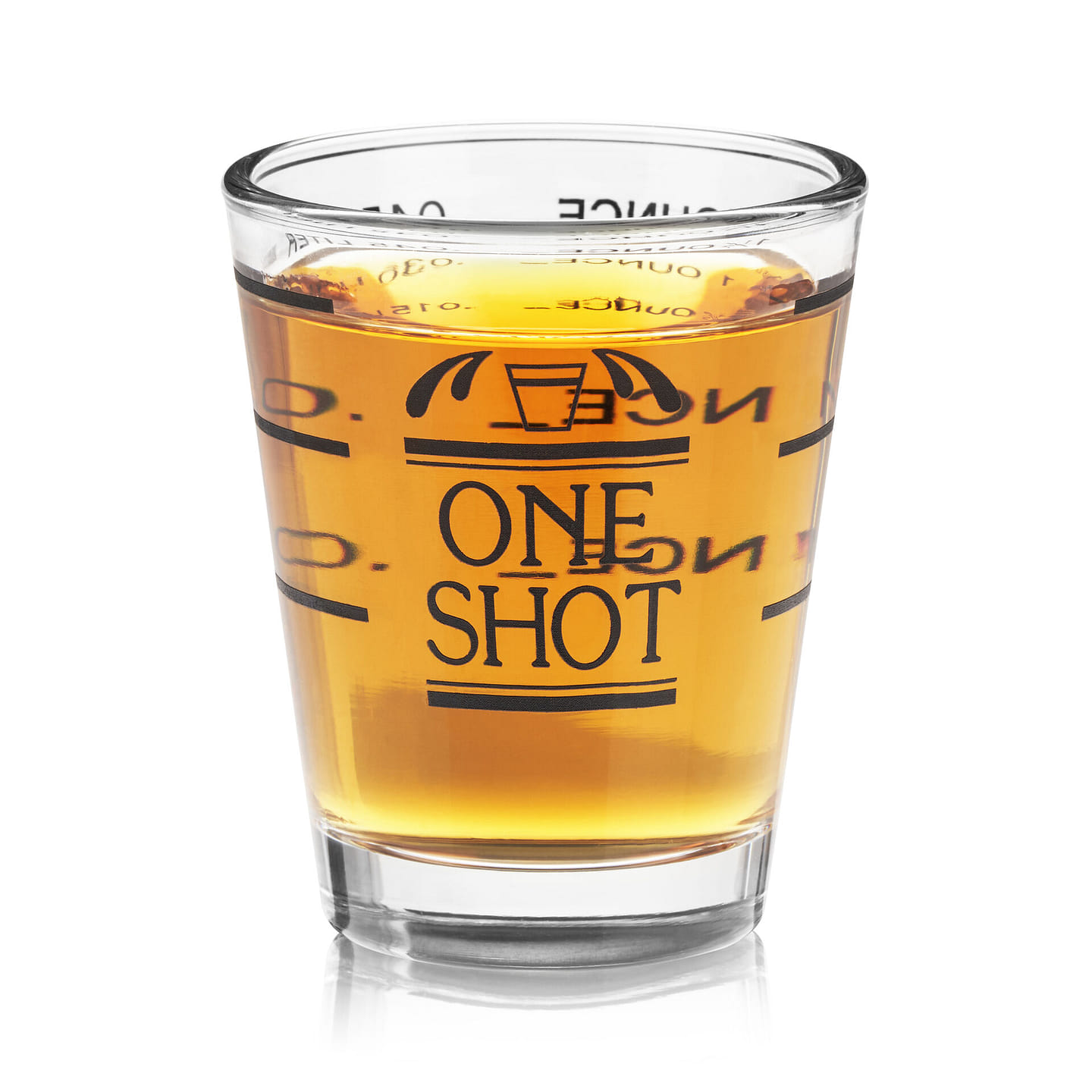 True Bullseye Measuring Shot Glasses, Cocktail Accessories, Reusable Measuring shot Glass, Set of 1, 1.5 oz. 1.5 oz