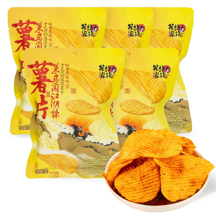 chayanyuese Spicy Potato Chips 5Packs