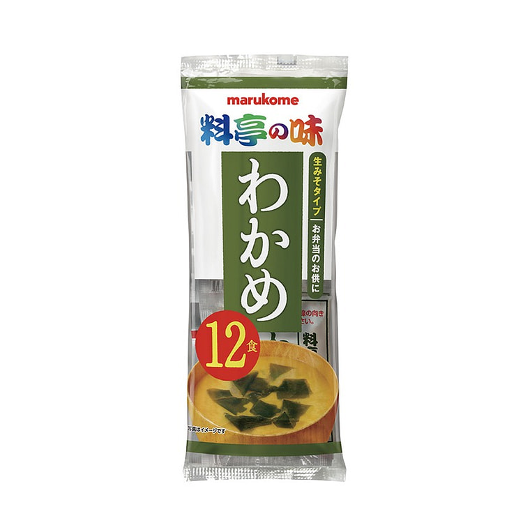 汁料亭 即食味增汤 裙带菜味 12袋装