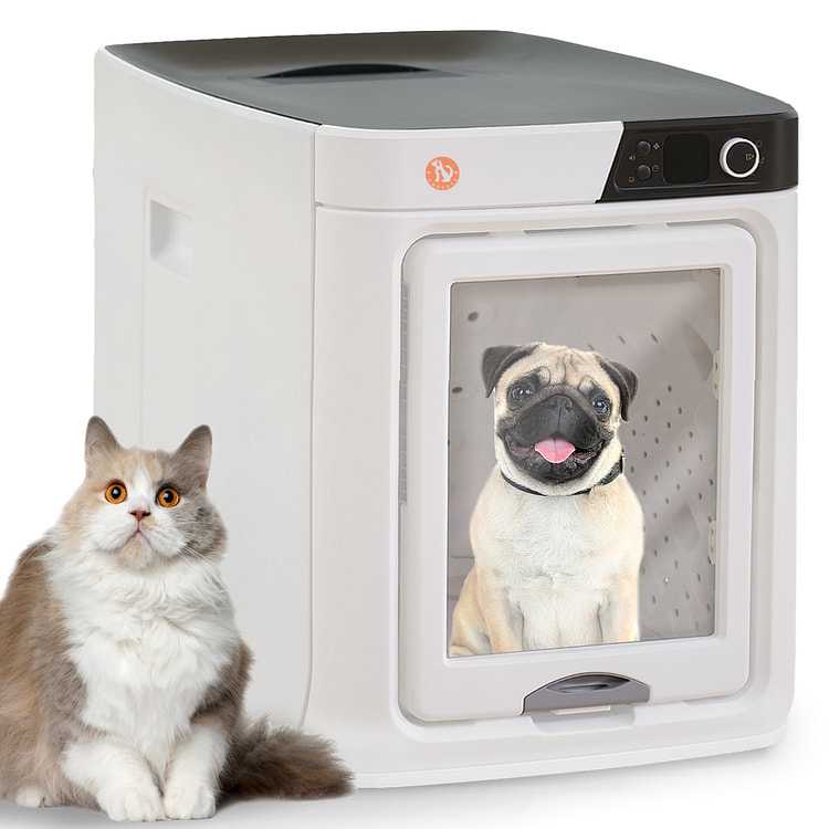 CARESYS Smart Premium 大号 96 升容量宠物干燥箱 (CP-1000) 适用于猫、狗