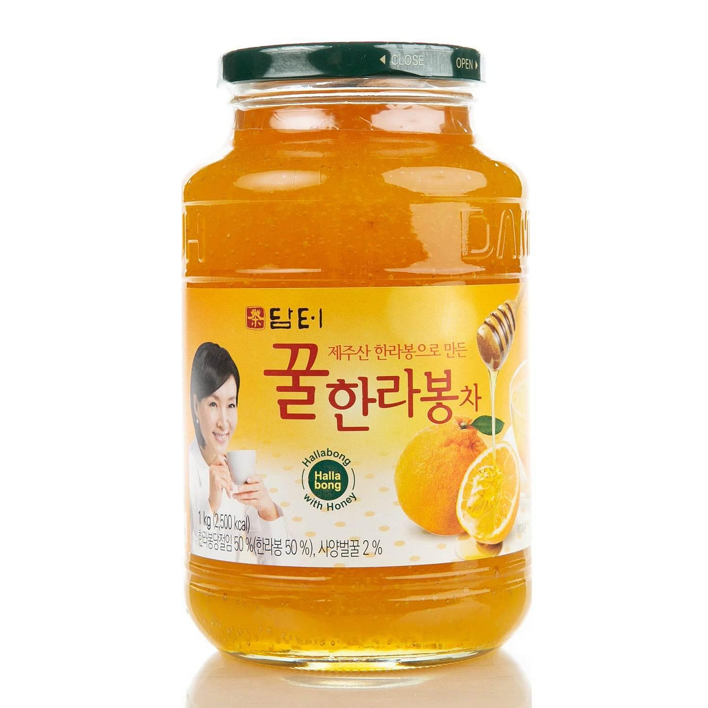 Damtuh Jeju Tangerine Honey Tea, 1kg 1000 g