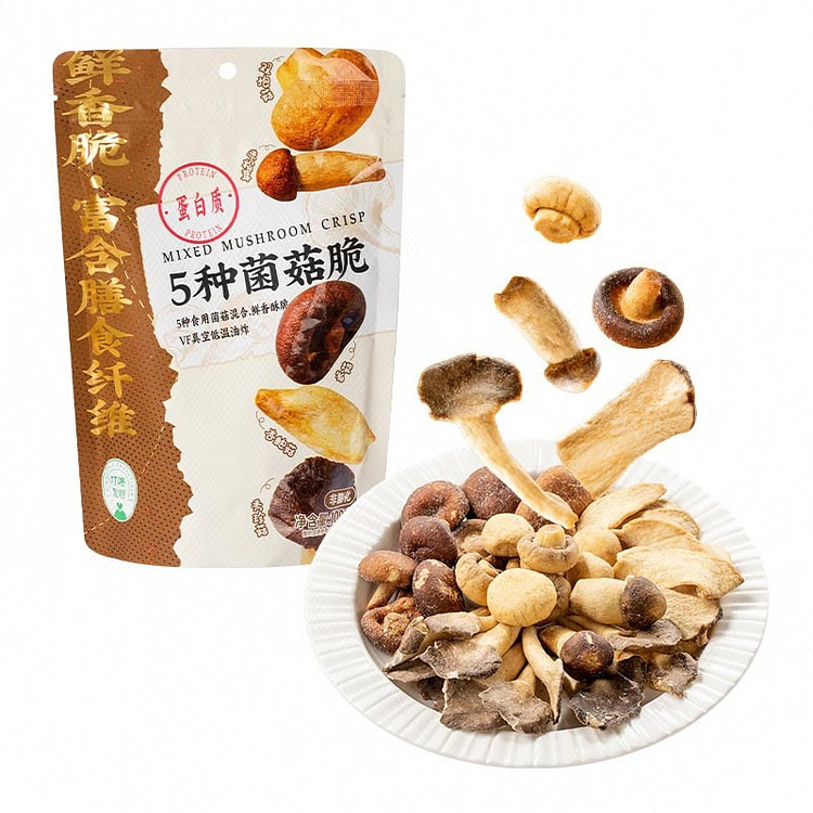 叮咚定制 5种菌菇脆 100 克