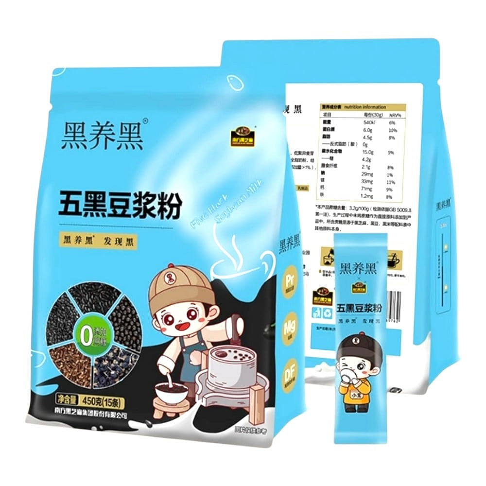 5黑豆浆粉 450克(30克X15袋) 美国专供 1 份