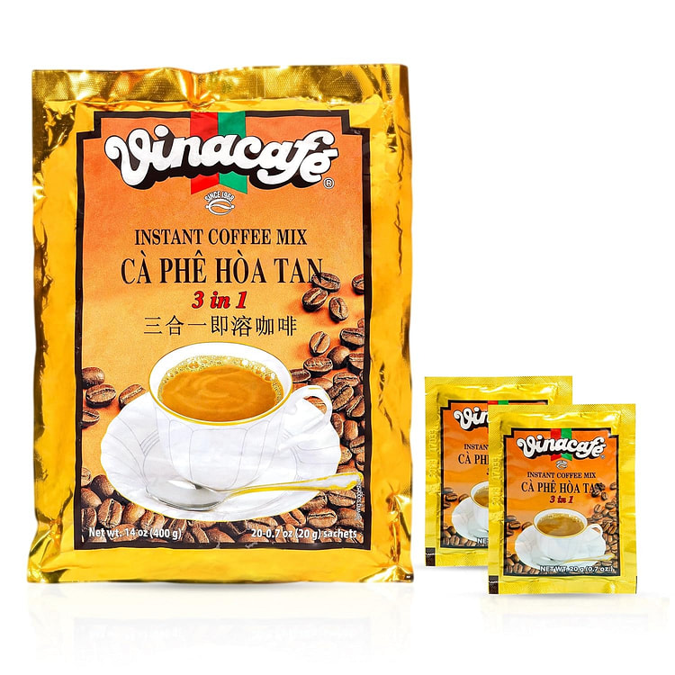 Vinacafe 3in1 Instant Coffee Value Bag 20 Sachets