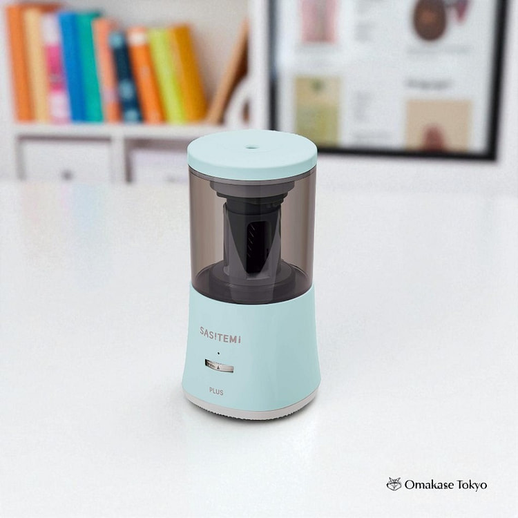 PLUS SASITEMI Electric Pencil Sharpener (Blue) 420 g