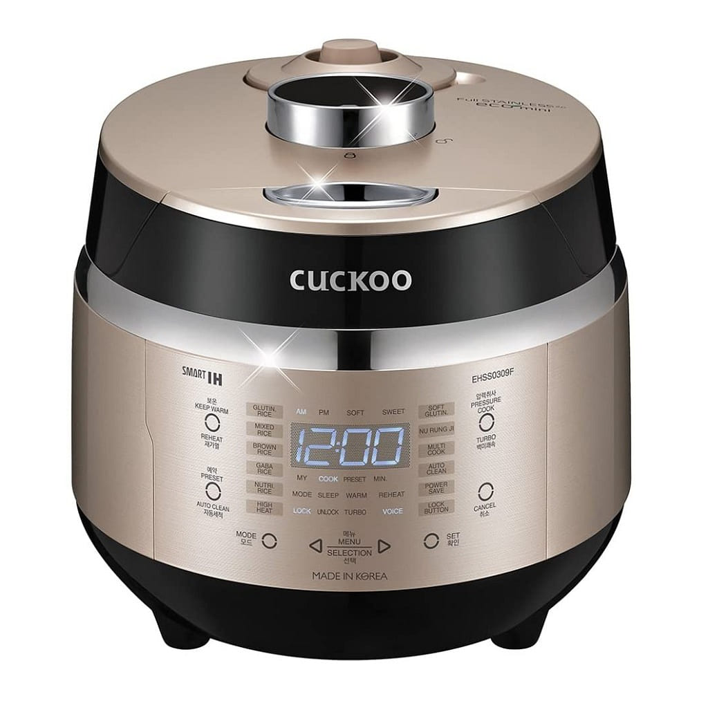Cuckoo Induction Heating Pressure Rice Cooker CRP-EHSS0309FG 3-Cup (Gold) 1 each