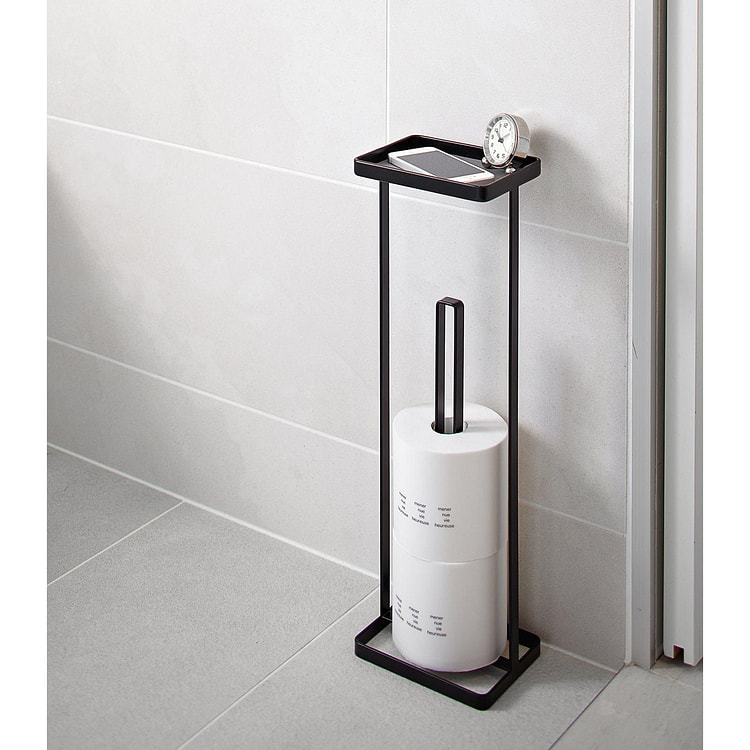 厕纸架 - 黑色钢架