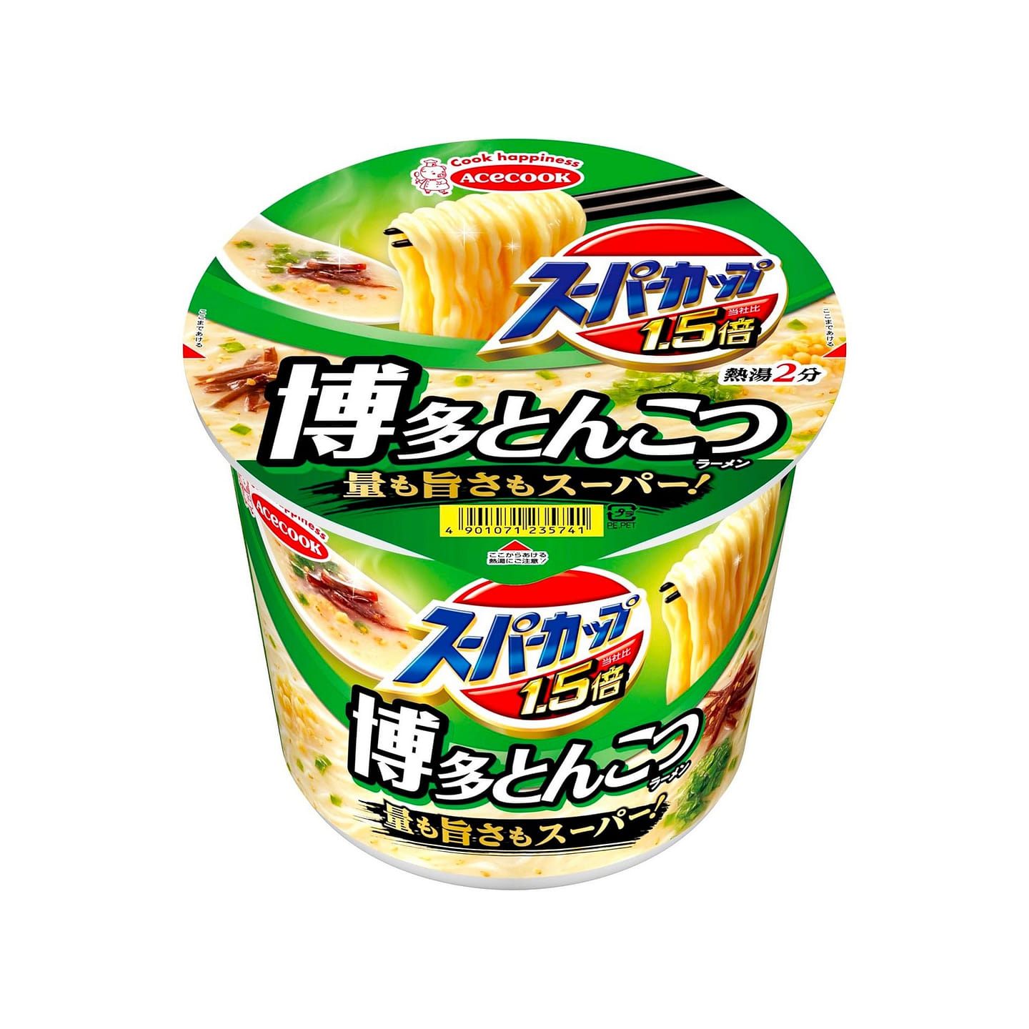 Ramen Noodles Tonkotsu Soup Cup Big Acecook 111g 1 each