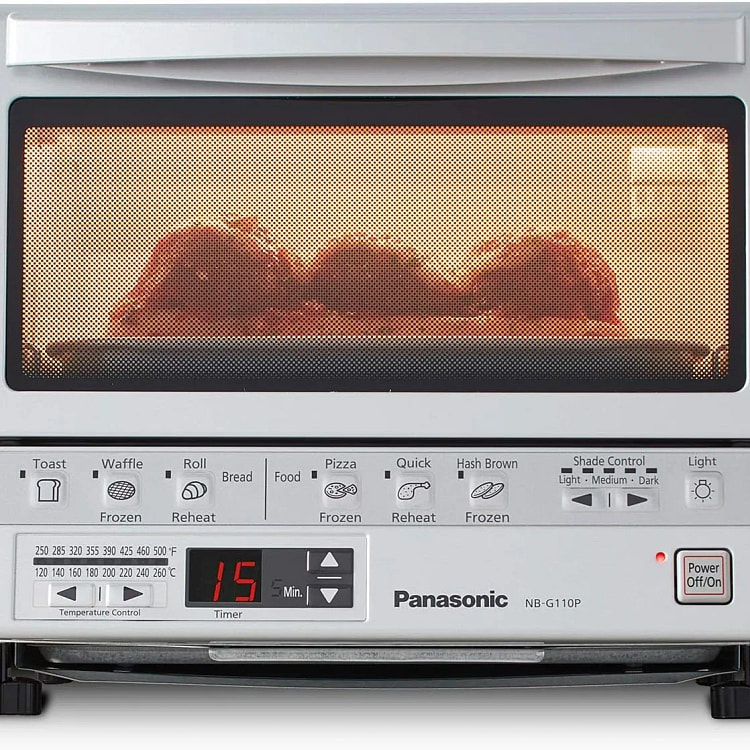 Panasonic Flashxpress Toaster Oven Countertop, 4-S 1 box