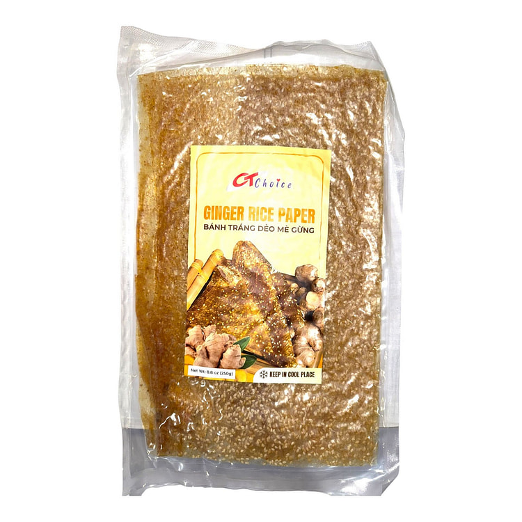 CT Choice Ginger Sesame Rice Paper Banh Trang Deo 250 g