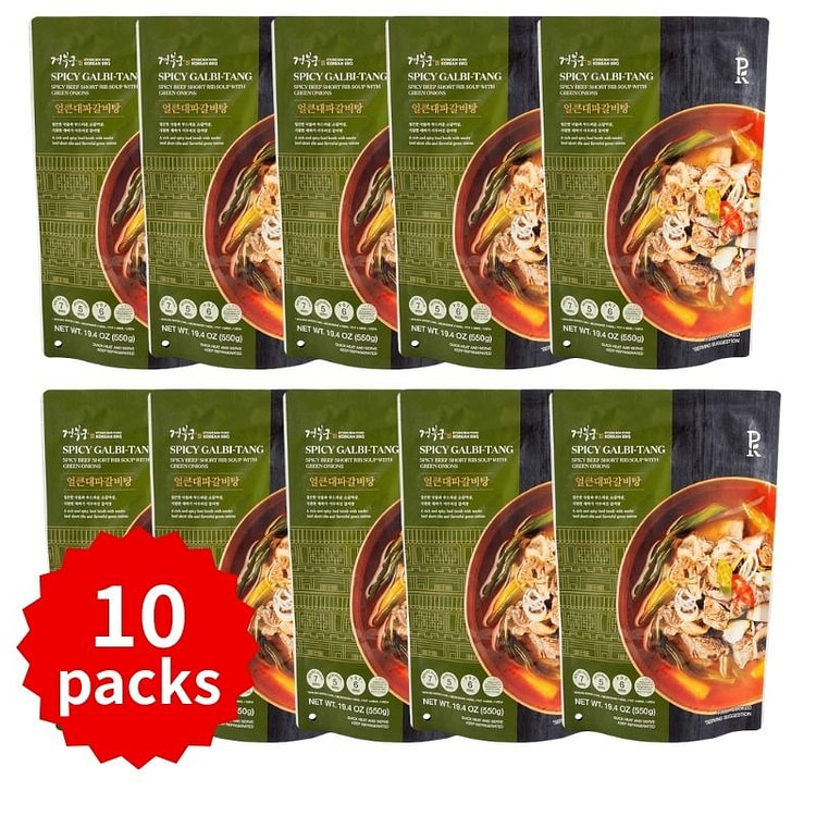 Spicy Galbi-tang (Beef Short Rib Soup) X 10 packs 550 g