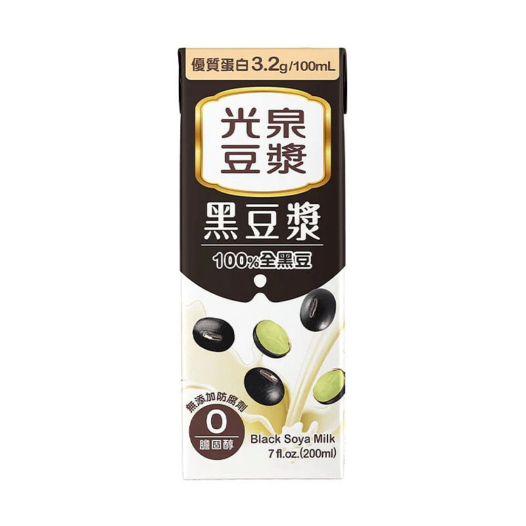 【光泉】黑豆漿 6入 200 毫升