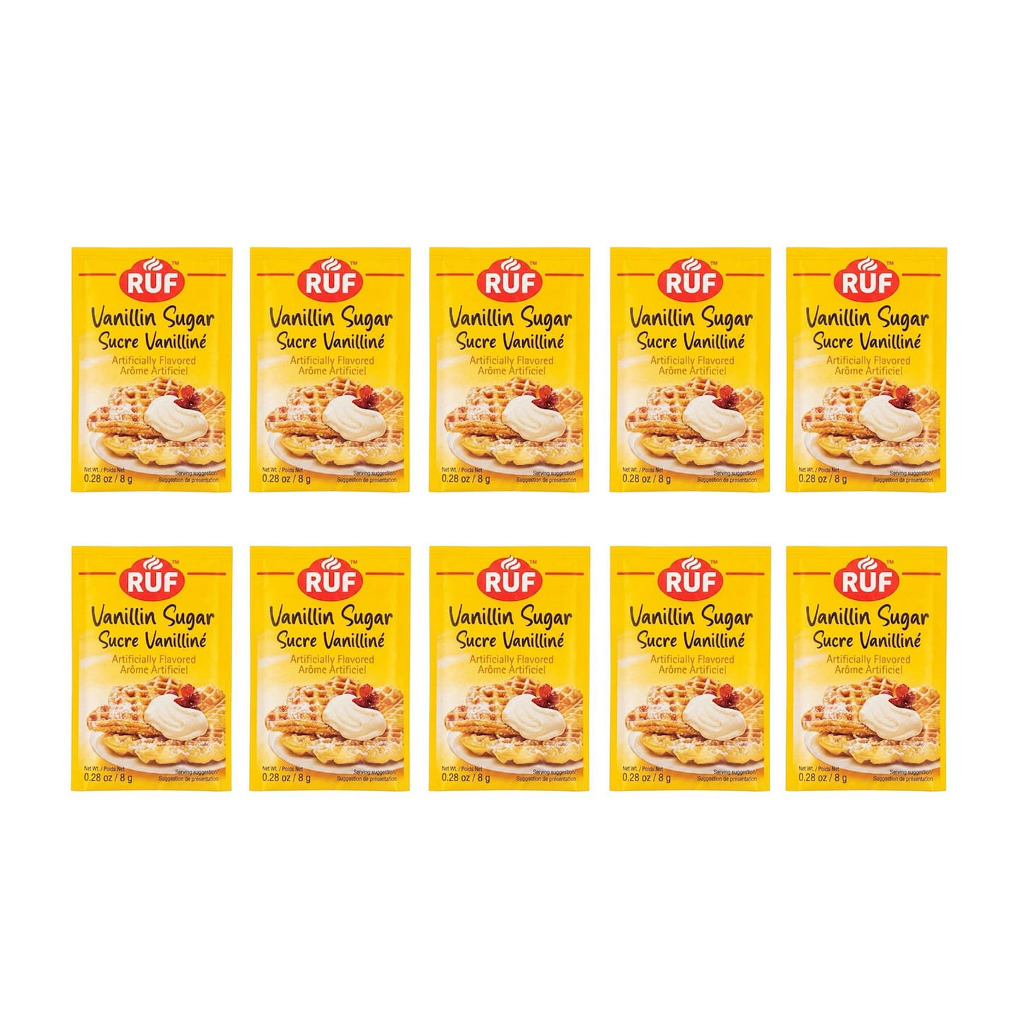 RUF Vanillin Sugar Combo 0.28 oz (8g) 1 pack*10 counts