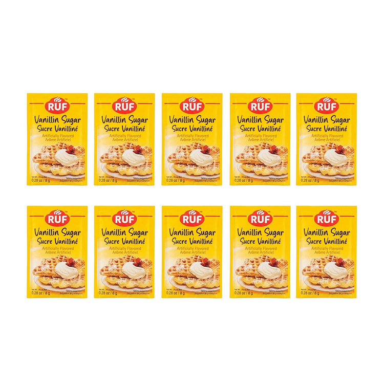 RUF Vanillin Sugar Combo 0.28 oz (8g) 1 pack*10 counts