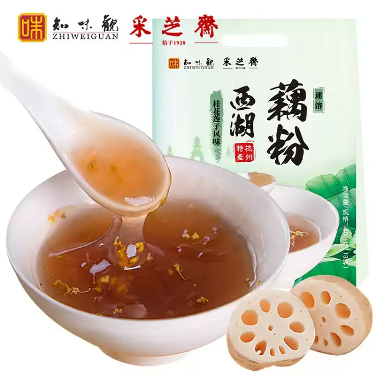 知味观 桂花莲子藕粉400克