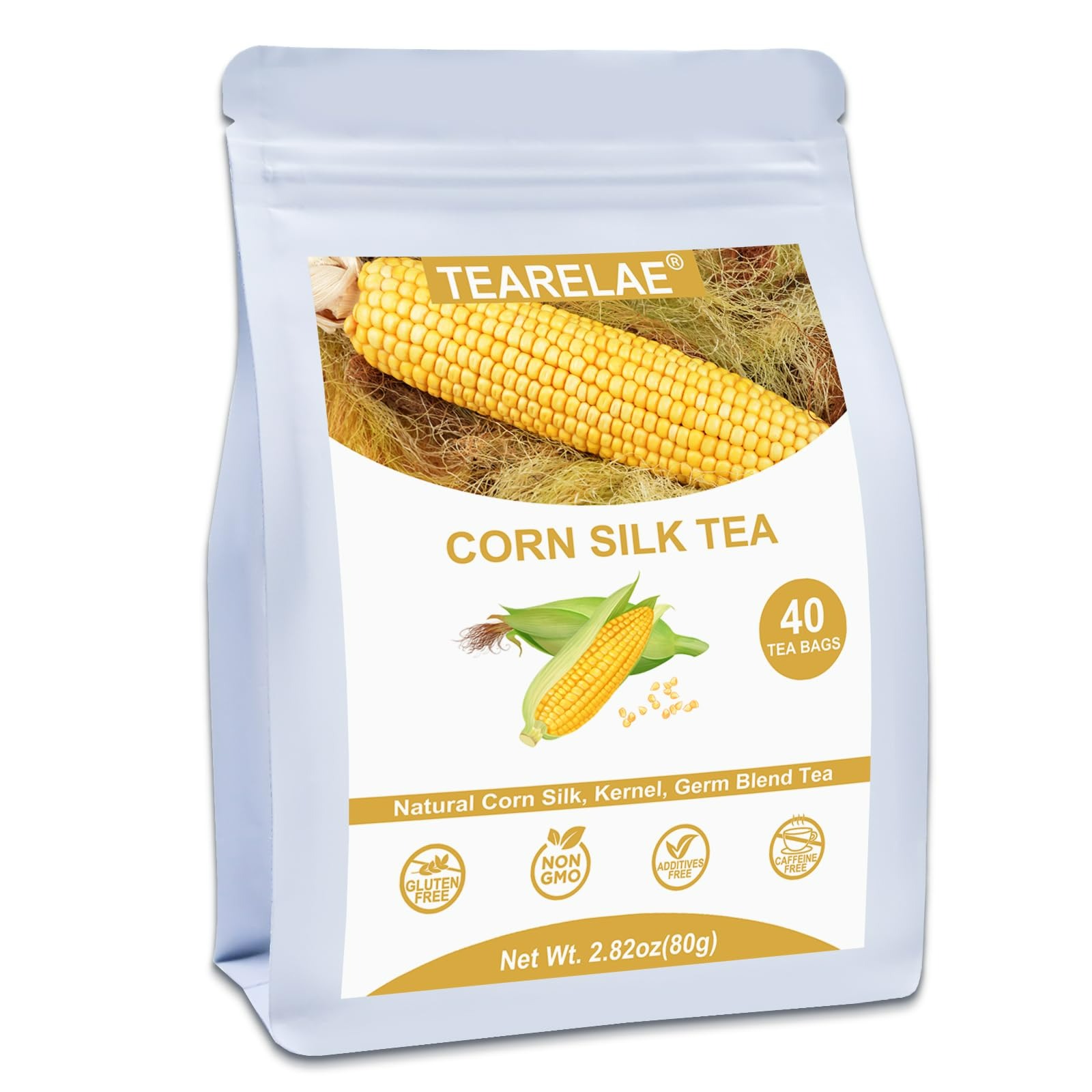 Corn Silk Tea Bags, 40 Counts Subtly Sweet Flavor 1 個