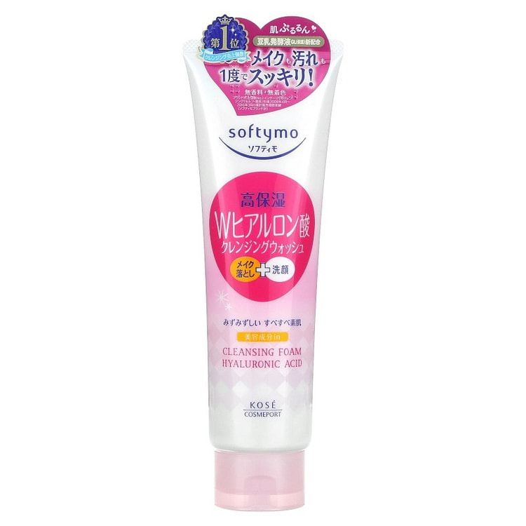 Softymo 超级洁面泡沫（玻尿酸） 190 克