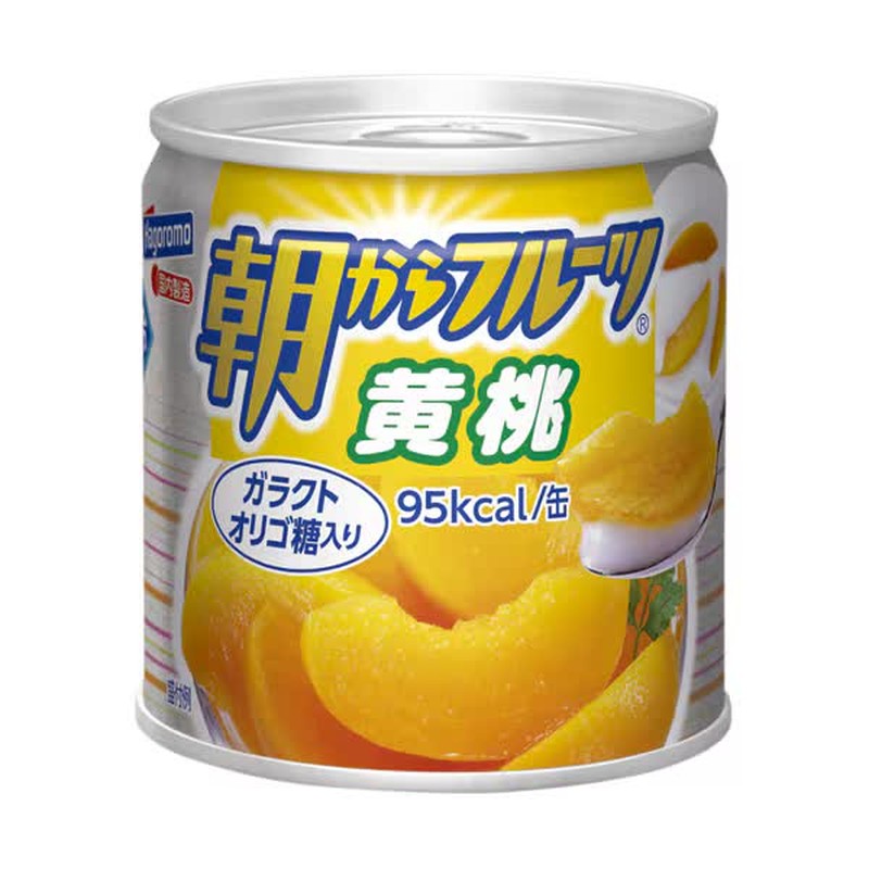 Hagoromo Morning Fruit Yellow Peach 190g 1 each