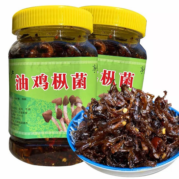 云南特产红土园油鸡枞菌子特产即食风味零食 400 克