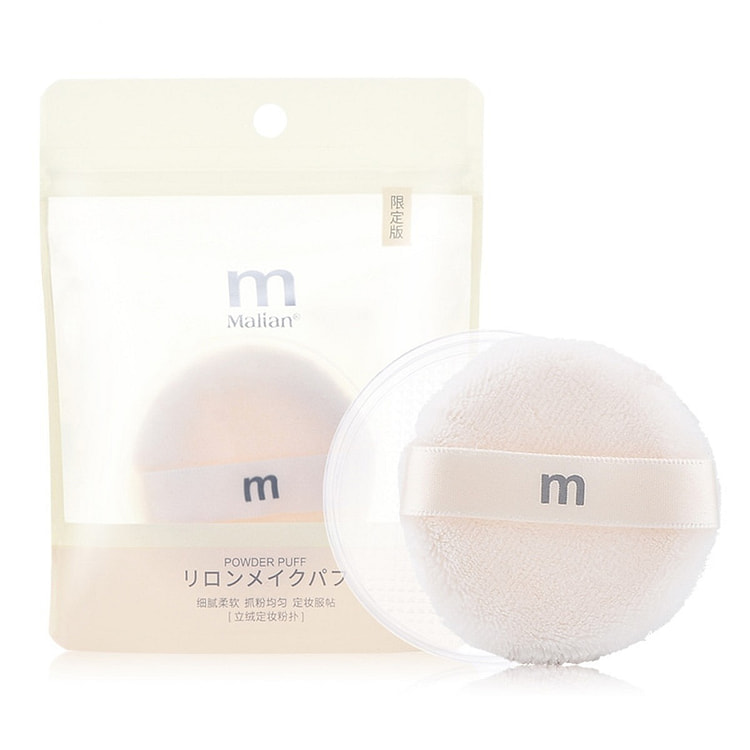 玛莉安 立绒定妆粉扑 单个装 细腻柔软抓粉均匀 1 个