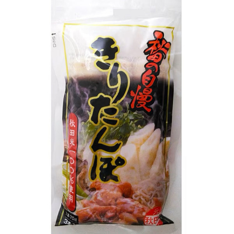 Ganso Akitaya Akita Kiritanpo Rice Sticks 3 Pieces 1 each