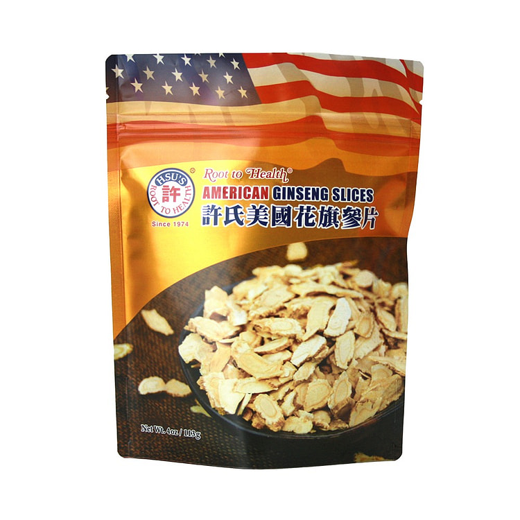 HSU'S GINSENG American Ginseng Mixed Slices 4oz